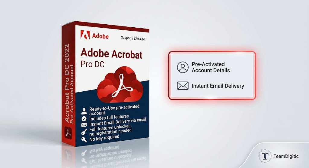 Adobe Acrobat Pro Dc 2022 Account (Warranty included)