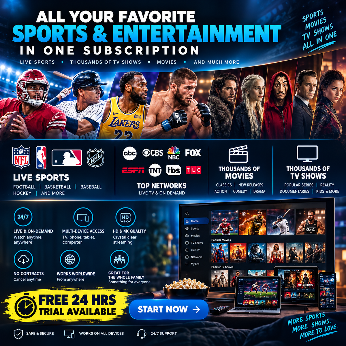 Premium Live TV Subscription. Fast, Stable & zero buffering - TeamDigitic
